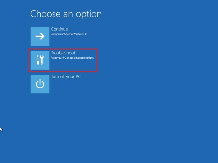 How to uninstall driver from recovery environment on Windows 10