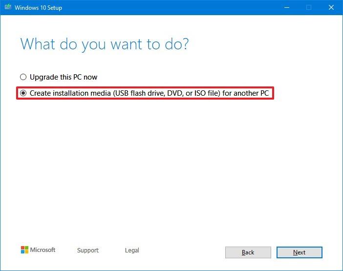 How to create bootable USB flash drive to install Windows 10