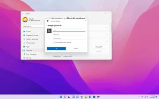 Como alterar a senha do PIN no Windows 11