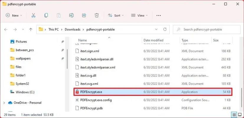 How to password protect PDF files free on Windows 11