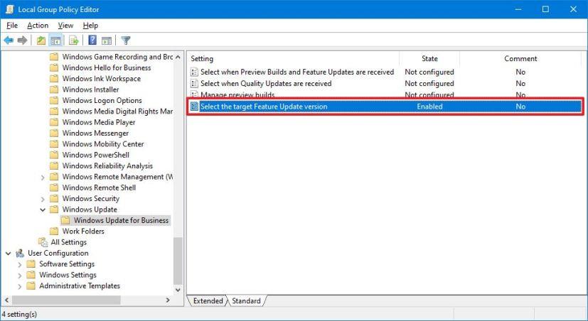 How to prevent version 20H2 from installing on Windows 10