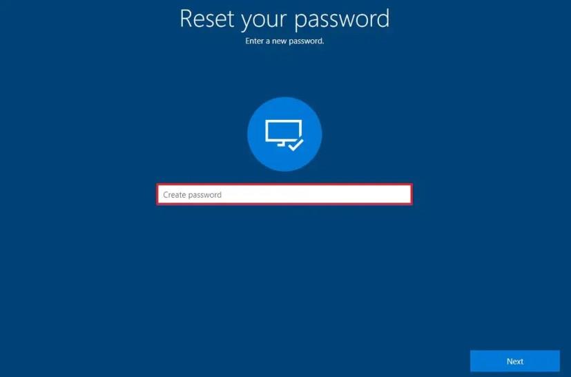 How to reset account password on Windows 11
