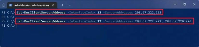 How to change DNS server address on Windows 11