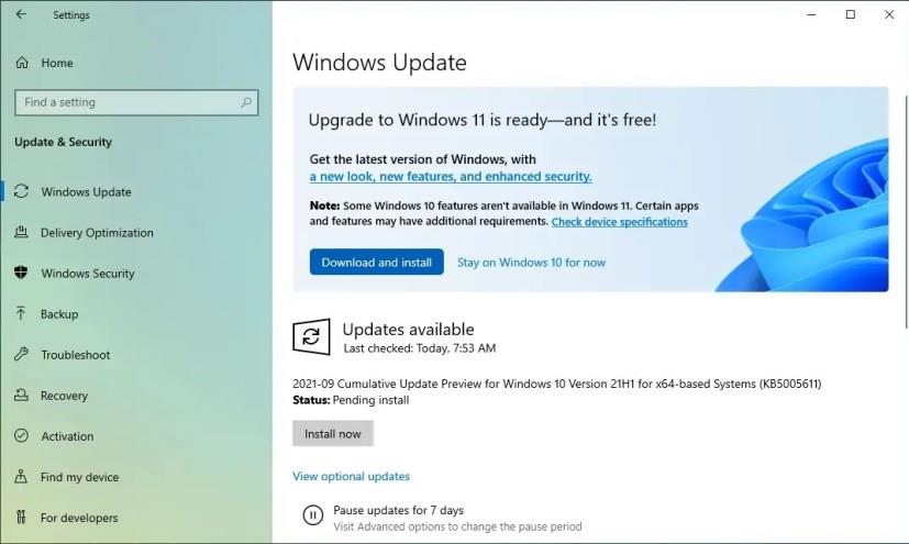 How to upgrade to Windows 11 for free via Windows Update