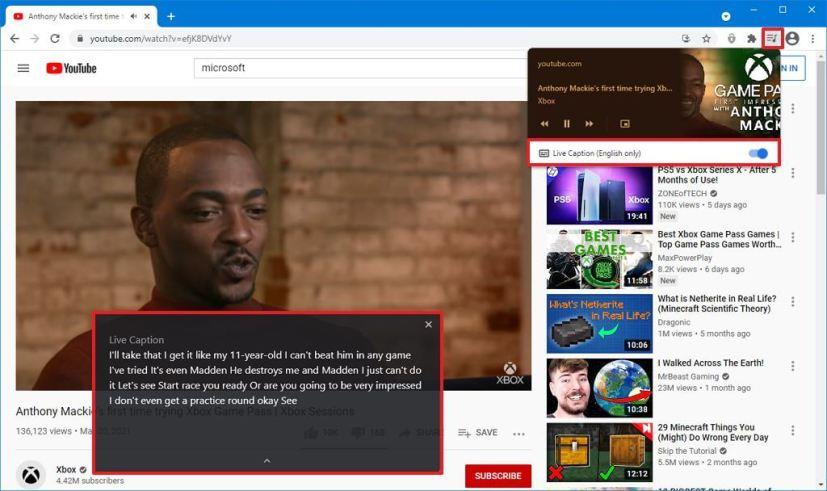 How to set up Live Caption in Google Chrome