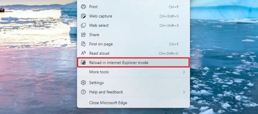 How to enable IE Mode on Microsoft Edge