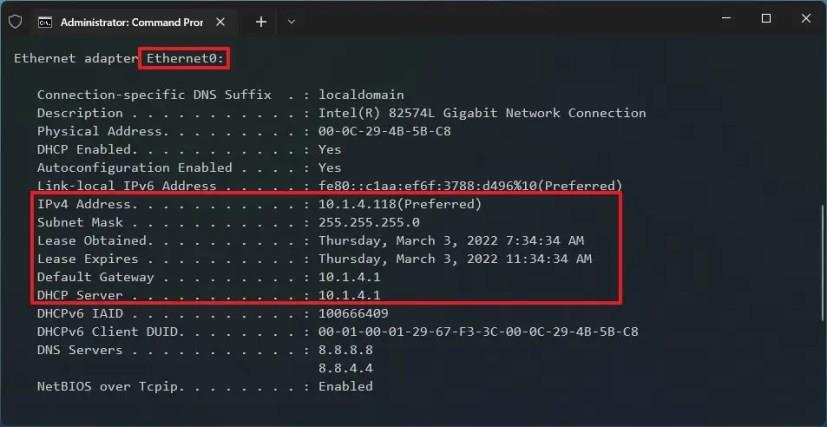 How to set a static IP address on Windows 11