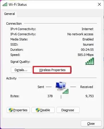 How to find Wi-Fi password on Windows 11