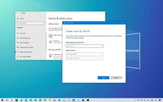 Cómo crear una cuenta local en Windows 10