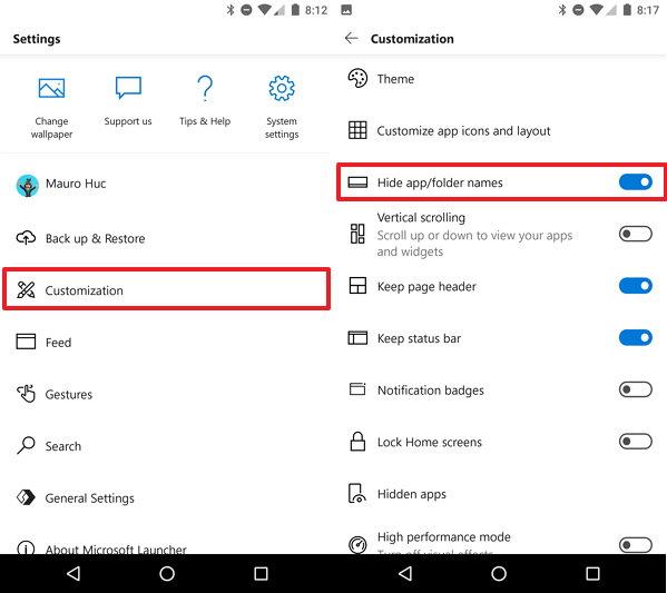 Microsoft Launcher on Android: The best customization settings you can use