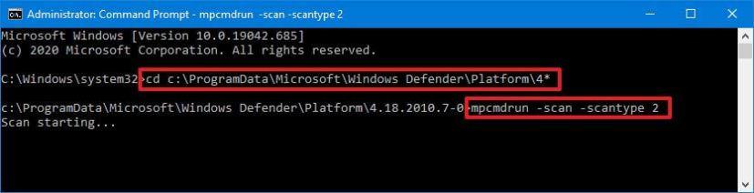 How to run full virus scan with Microsoft Defender Antivirus on Windows 10