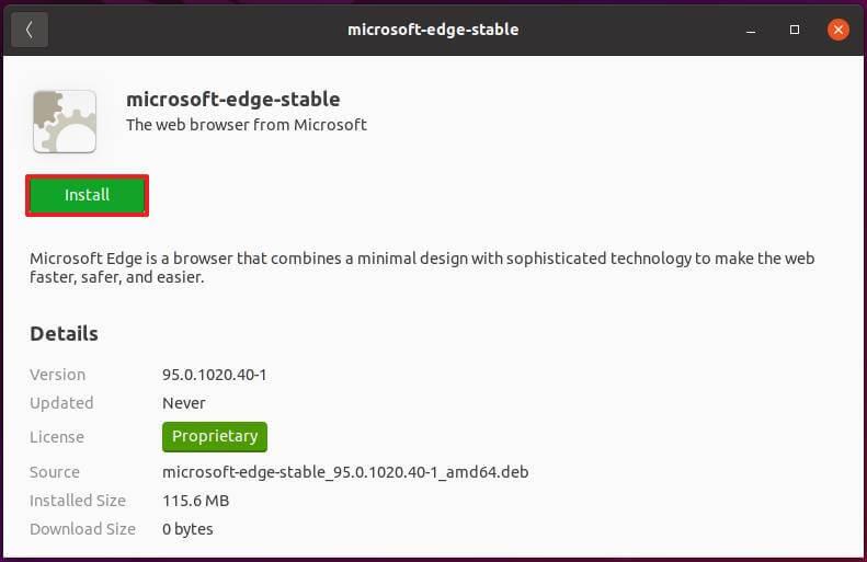 How to install Microsoft Edge on Linux