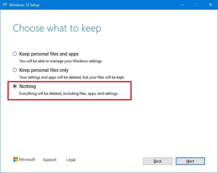 Perform clean install Windows 10 on SSD from USB, ISO, boot, recovery image