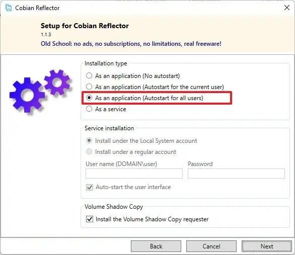 How to create file backup with Cobian on Windows 11