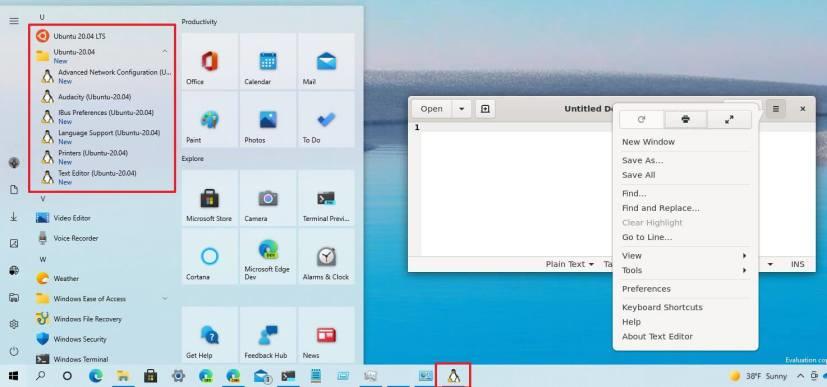 How to install Linux GUI apps on Windows 10