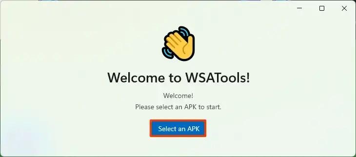 How to sideload Android apps using WSATools on Windows 11