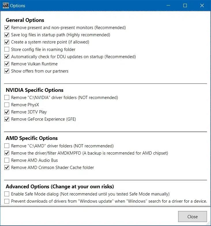 How to completely uninstall graphics driver using DDU on Windows 10