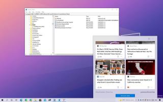 Bagaimana untuk melumpuhkan widget bar tugas berita dan minat pada Windows 10