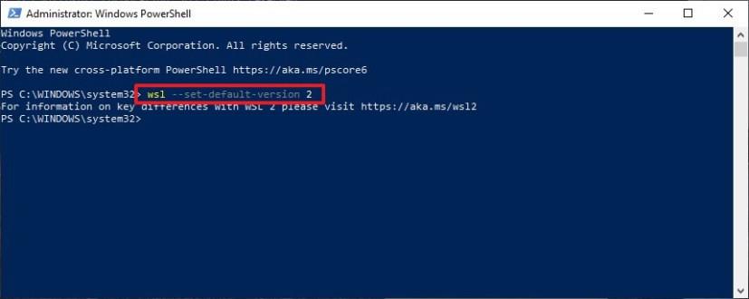 How to upgrade to WSL2 from WSL1 on Windows 10