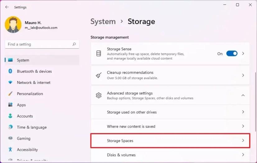 How to extend volume in Storage Spaces on Windows 11