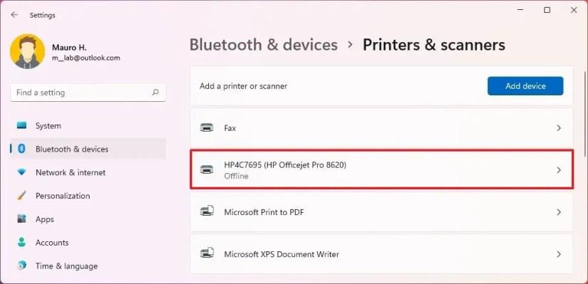 How to remove printer driver on Windows 11