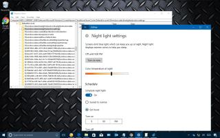 Windows 10da grileşme sorununu gidermek için Gece ışığı ayarları nasıl sıfırlanır