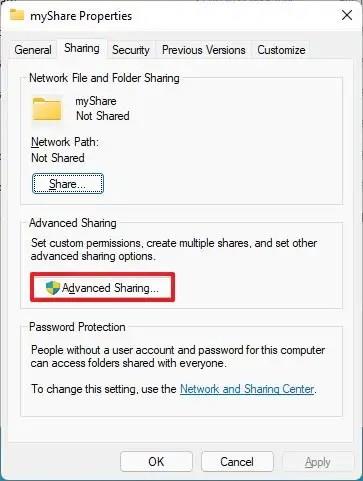 How to set up network file sharing on Windows 10