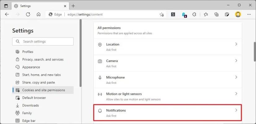 How to stop web notifications in Chrome, Firefox, Edge on Windows 11