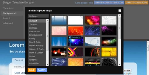 New Google Blogger Template Designer