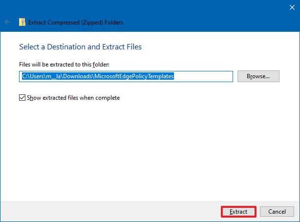 How to install Microsoft Edge Group Policy templates on Windows 10