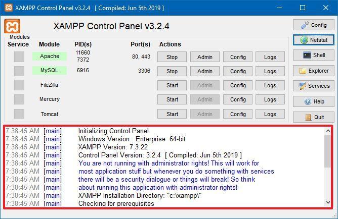 How to install XAMPP on Windows 10