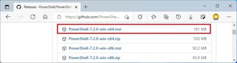 How to install PowerShell 7.2 on Windows 10