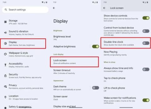 Cum să dezactivați ceasul cu două linii de blocare a ecranului pe Android