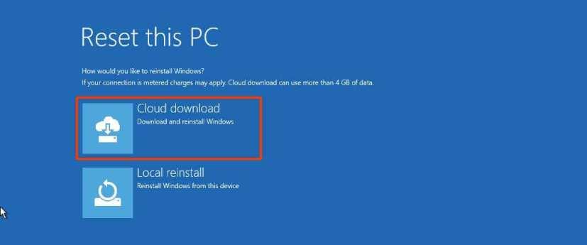 How to reset PC keeping files on Windows 11