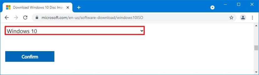 Windows 10 21H1 ISO file direct download without Media Creation Tool