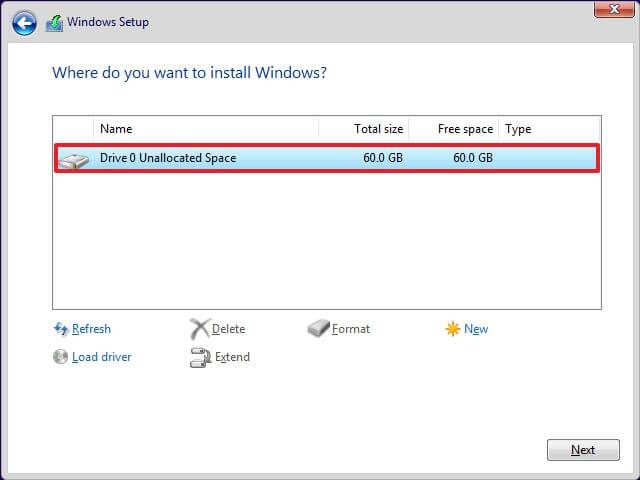 Perform clean install Windows 10 on SSD from USB, ISO, boot, recovery image