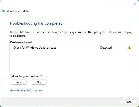 How to reset Windows Update on Windows 11