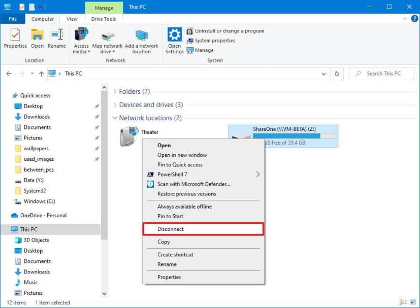 How to map network drive on Windows 10