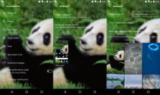 Cara menukar kertas dinding menggunakan Microsoft Launcher pada Android