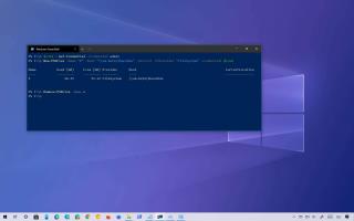 Como mapear a unidade de rede usando o PowerShell no Windows 10