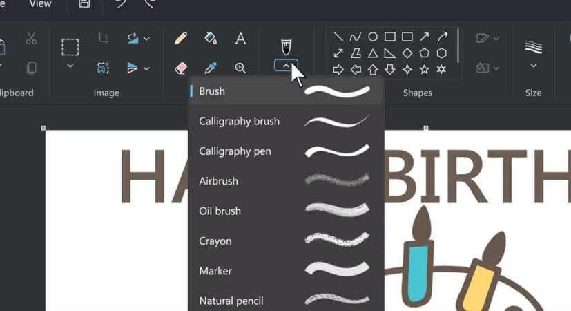 Windows 11 gets new Paint app with dark mode support