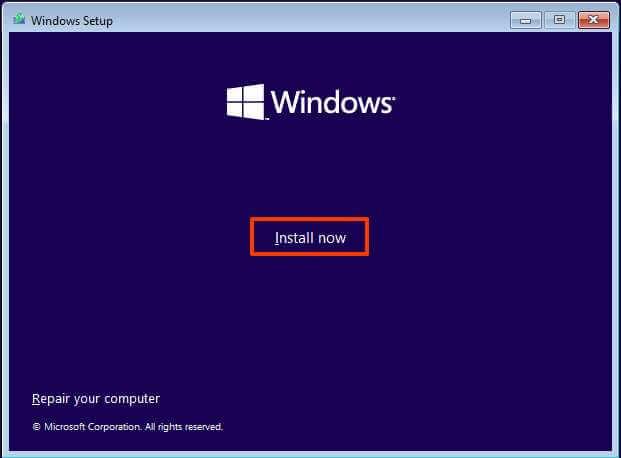 How to install Windows 11 with local account