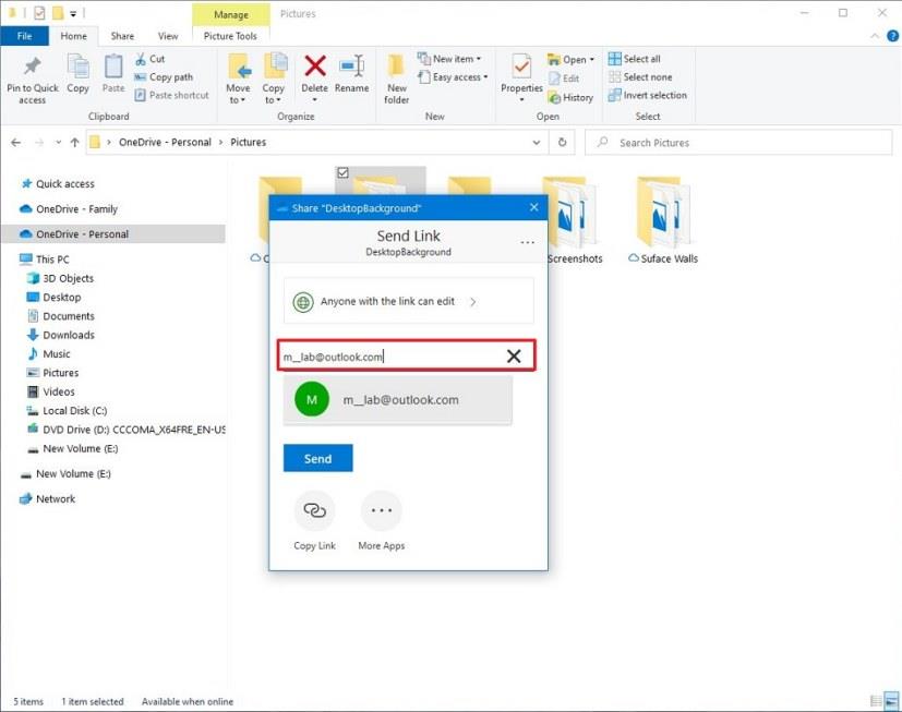 How to set up network file sharing on Windows 10