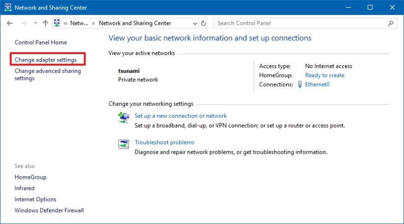 How to set a static IP address on Windows 10