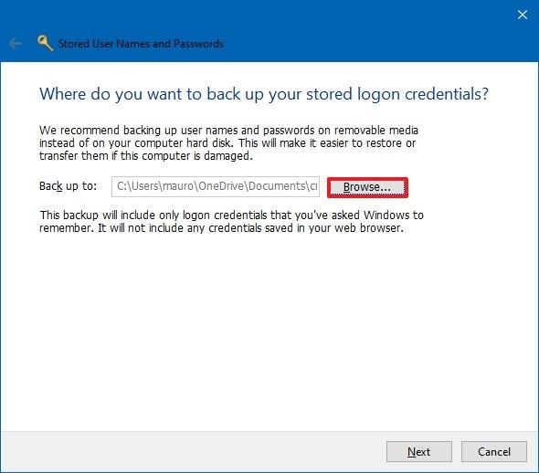 How to use Credential Manager on Windows 10