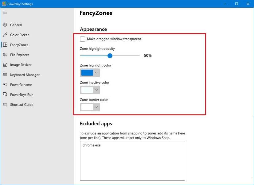 How to manage windows with PowerToys FancyZones on Windows 10