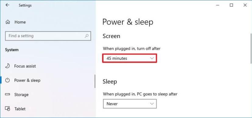 HOW TO CHANGE SLEEP POWER SETTINGS ON WINDOWS 10