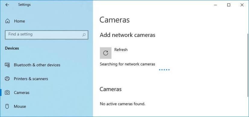 How to install network camera on Windows 10