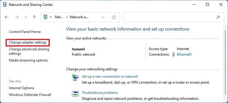 How to set a static IP address on Windows 11