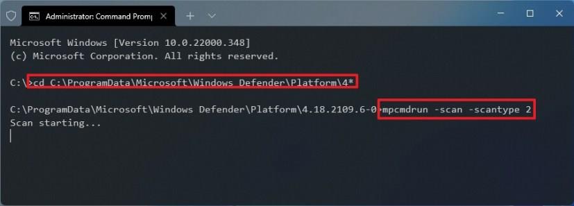 How to run Microsoft Defender full virus scan on Windows 11